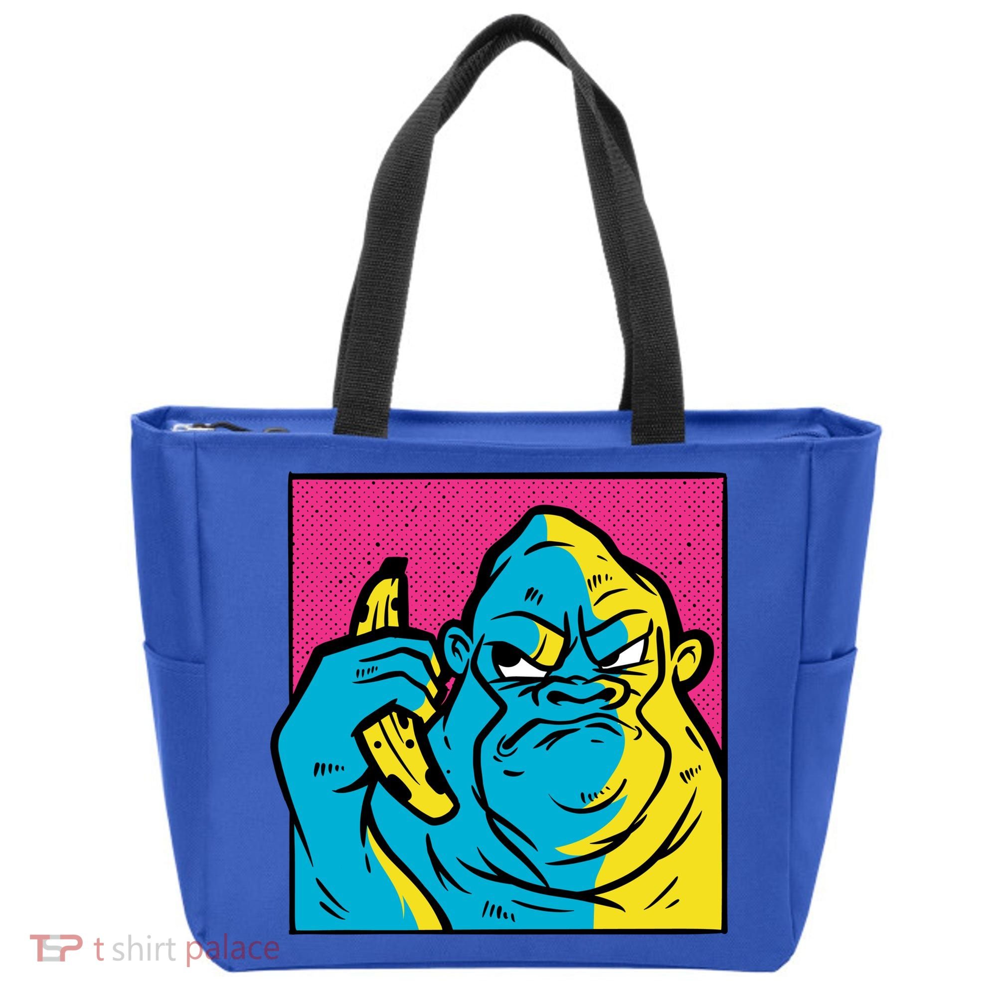 Angry Gorilla Banana Tote Bag