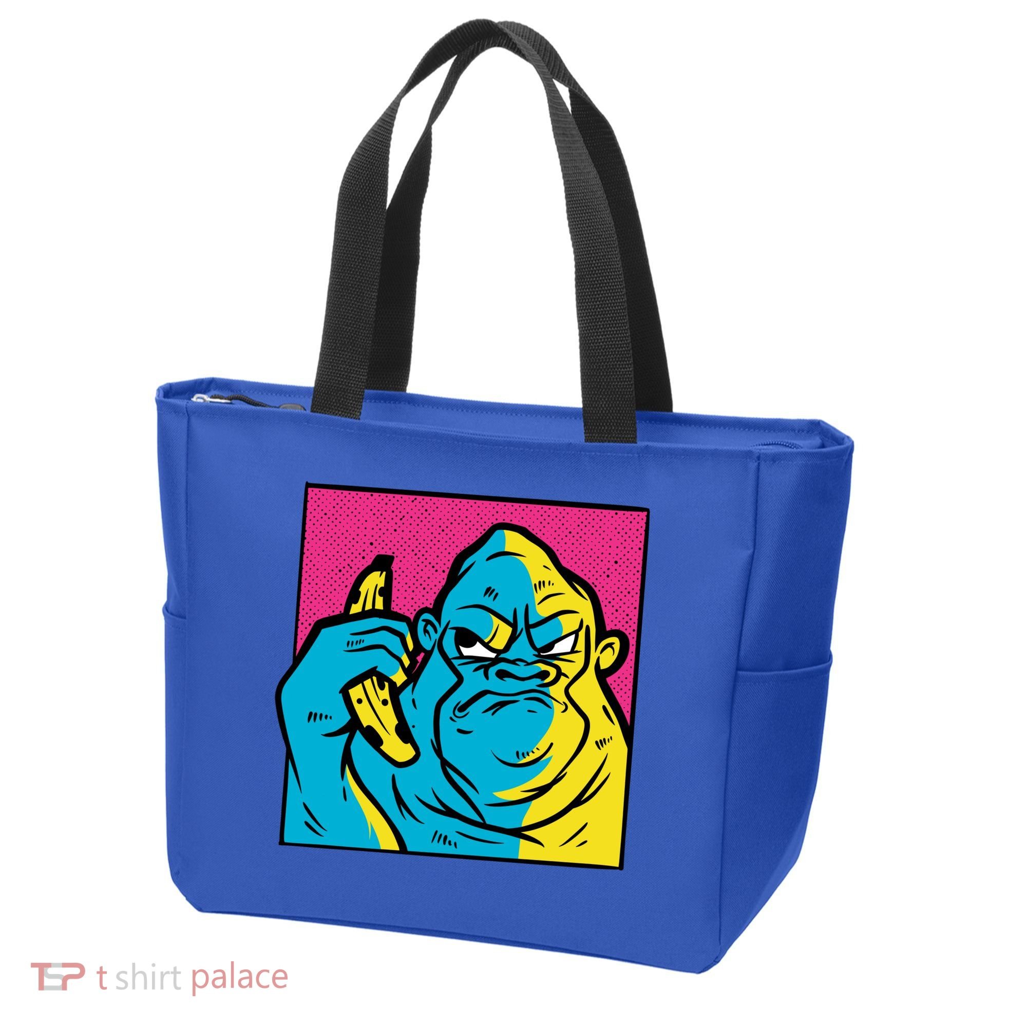 Angry Gorilla Banana Tote Bag