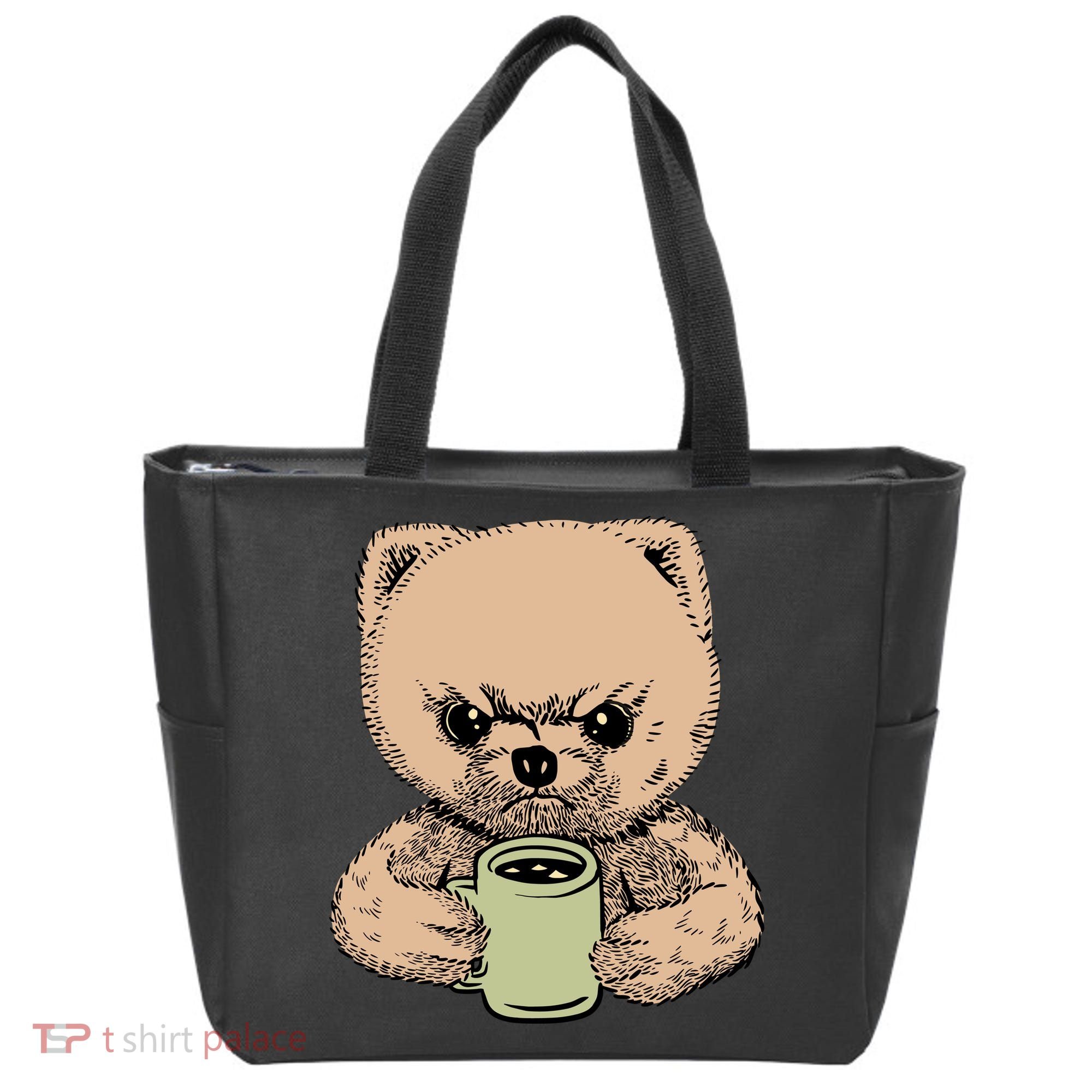 Angry Pomeranian Tote Bag