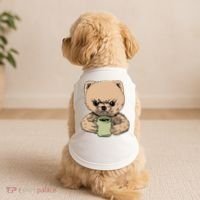 Angry Pomeranian Doggie Tank thumb 2