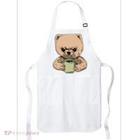 Angry Pomeranian Apron thumb 0