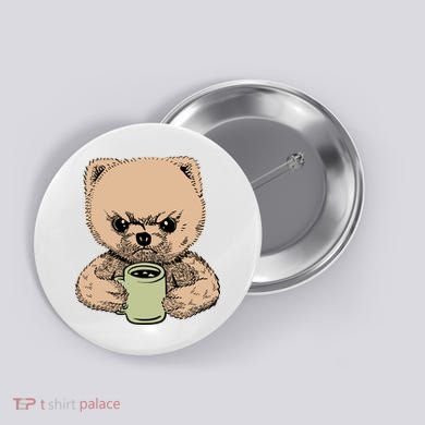 Angry Pomeranian Button