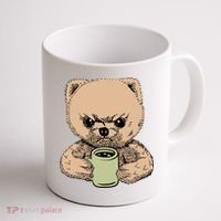 Angry Pomeranian Coffee Mug thumb 1