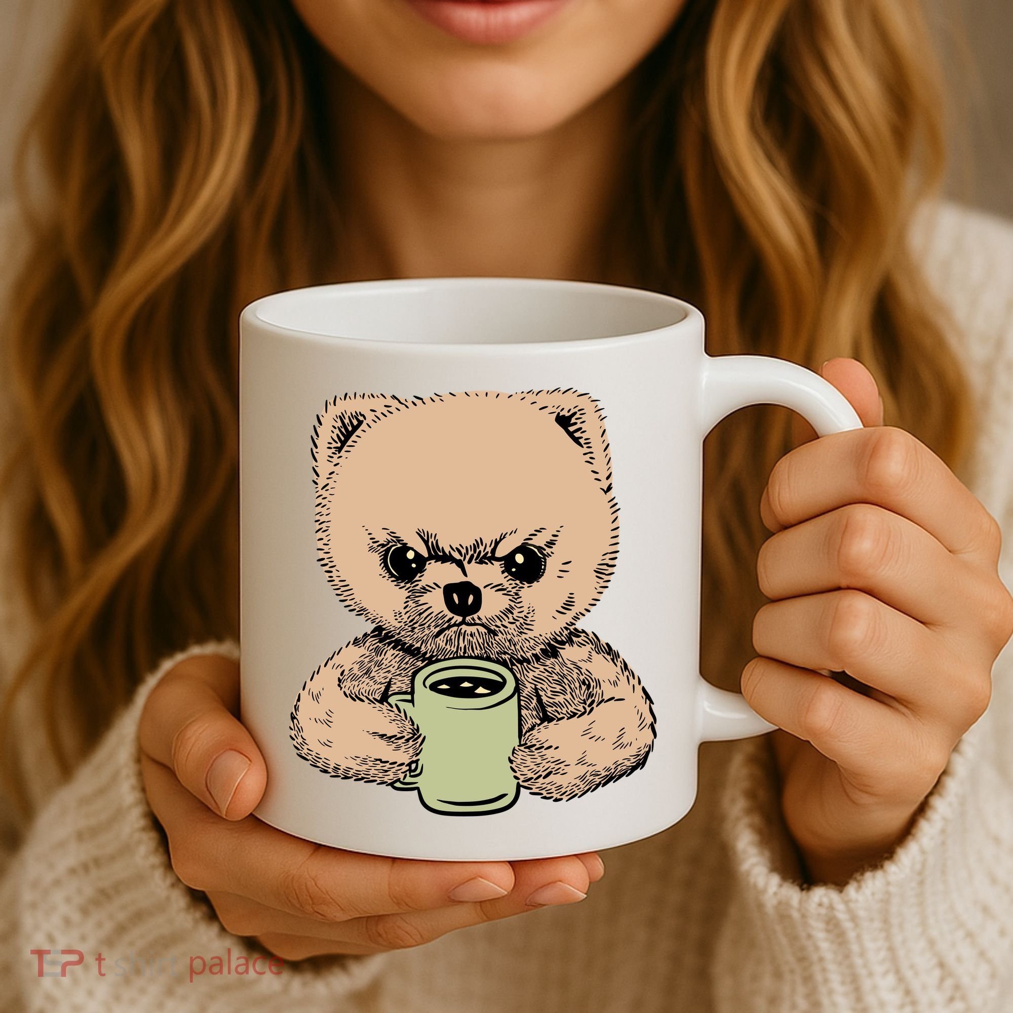 Angry Pomeranian Coffee Mug