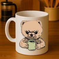 Angry Pomeranian Coffee Mug thumb 4