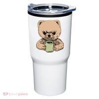 Angry Pomeranian Tumbler thumb 0