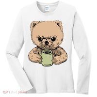 Angry Pomeranian Women's Long Sleeve Shirt thumb 0