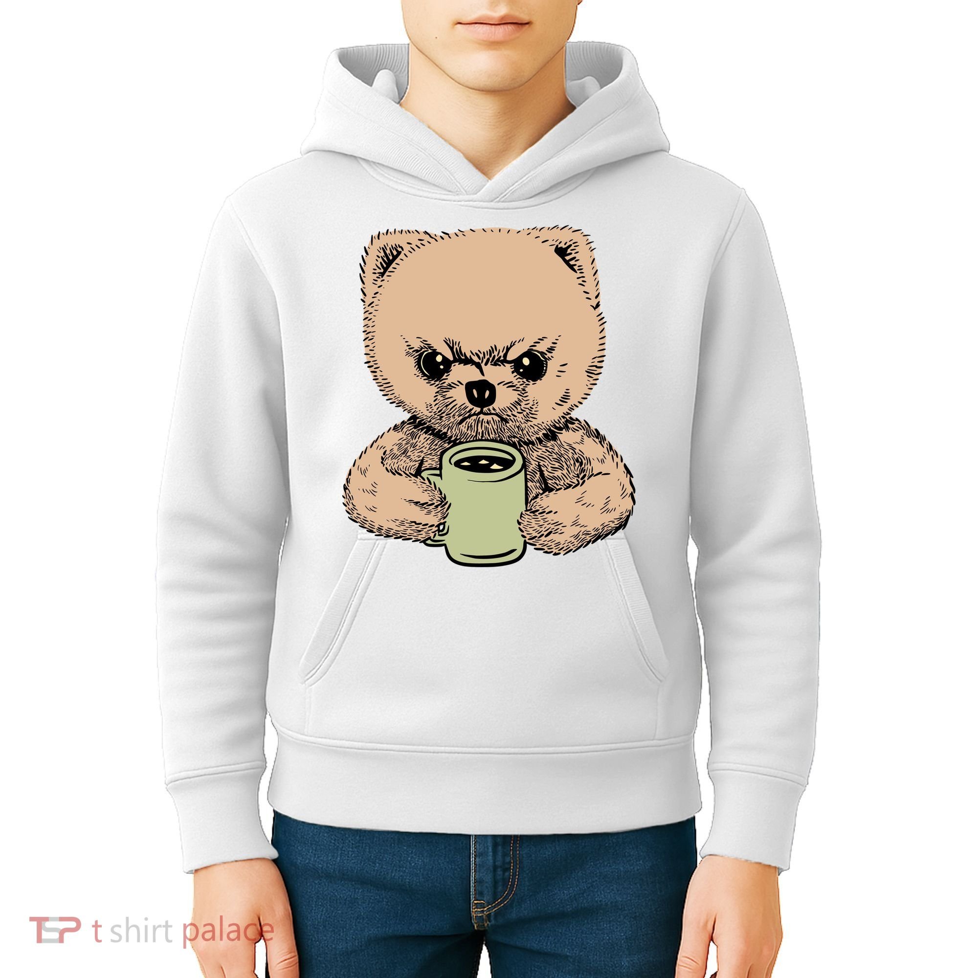 Angry Pomeranian Kids Hoodie