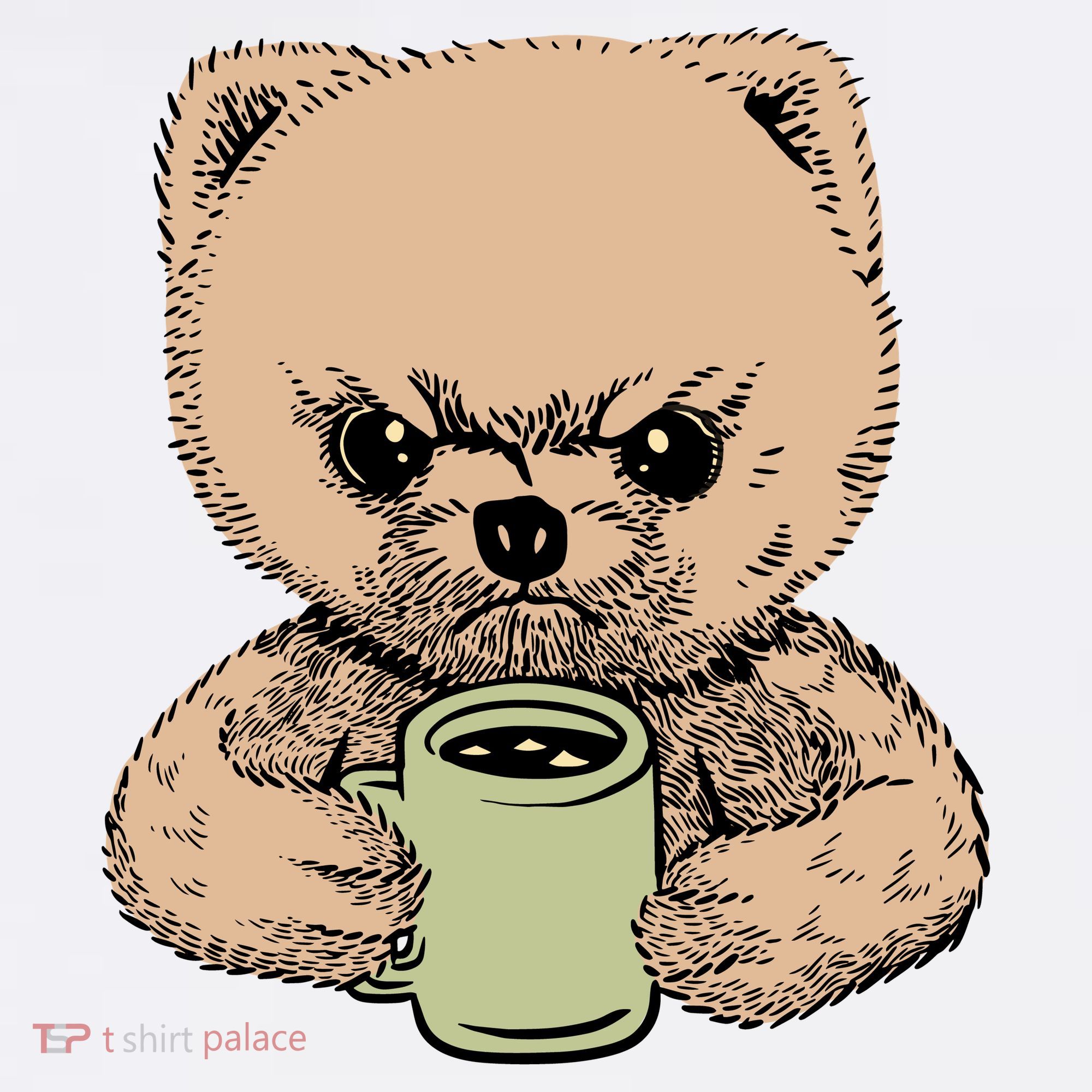 Angry Pomeranian Kids T-Shirt