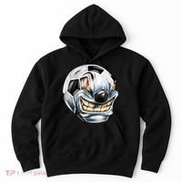Angry Soccer Ball Hoodie thumb 0