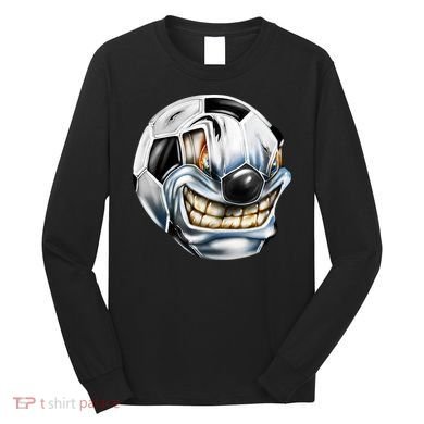 Angry Soccer Ball Long Sleeve Shirt