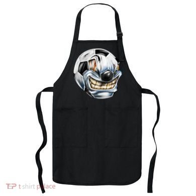 Angry Soccer Ball Apron