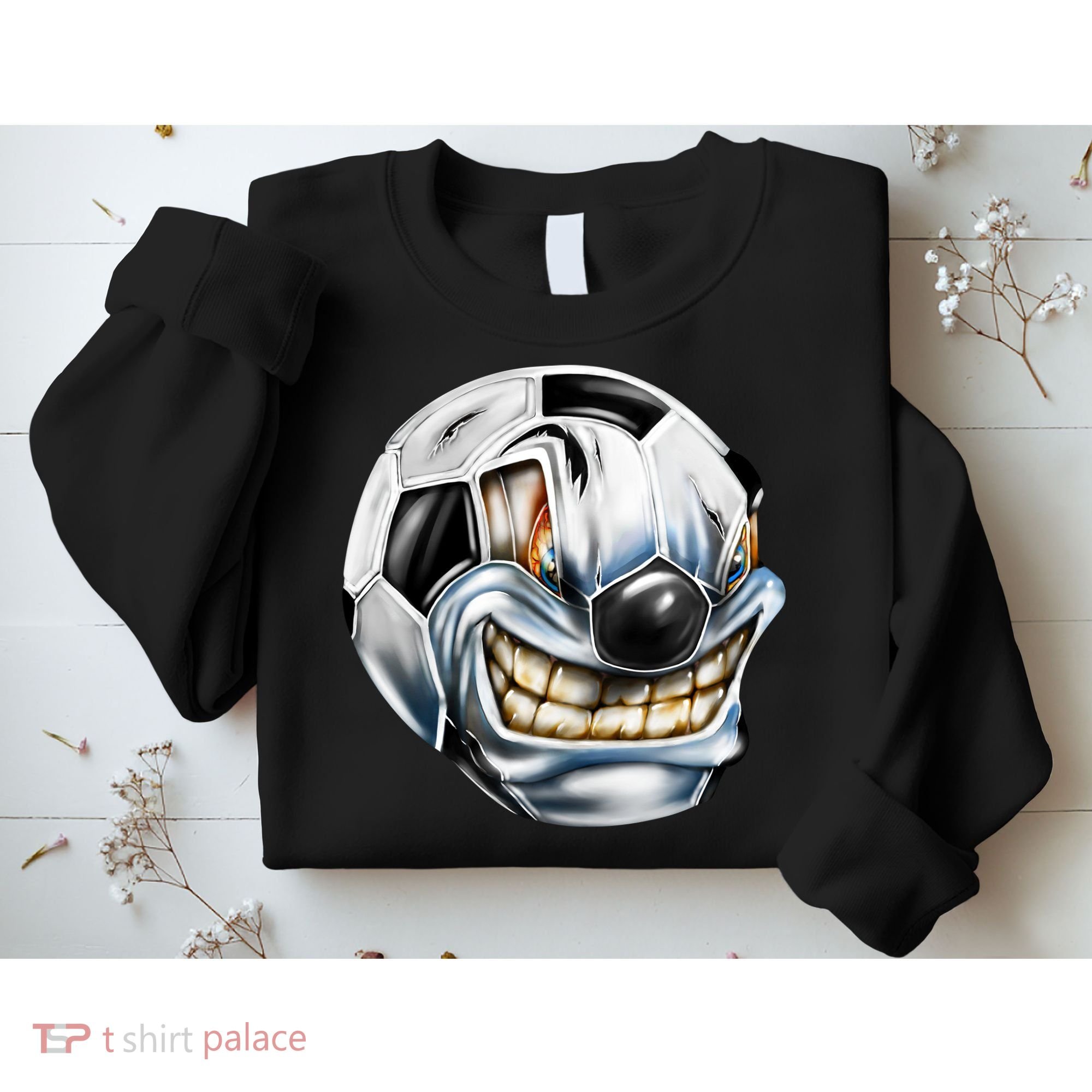 Angry Soccer Ball Sweatshirt