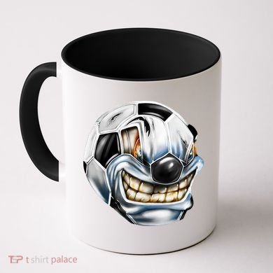 Angry Soccer Ball Coffee Mug