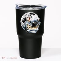 Angry Soccer Ball Tumbler thumb 0