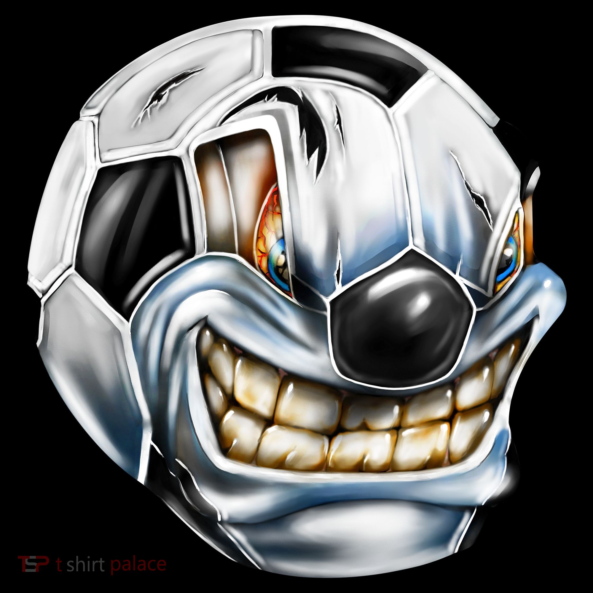 Angry Soccer Ball Women's Tank Top