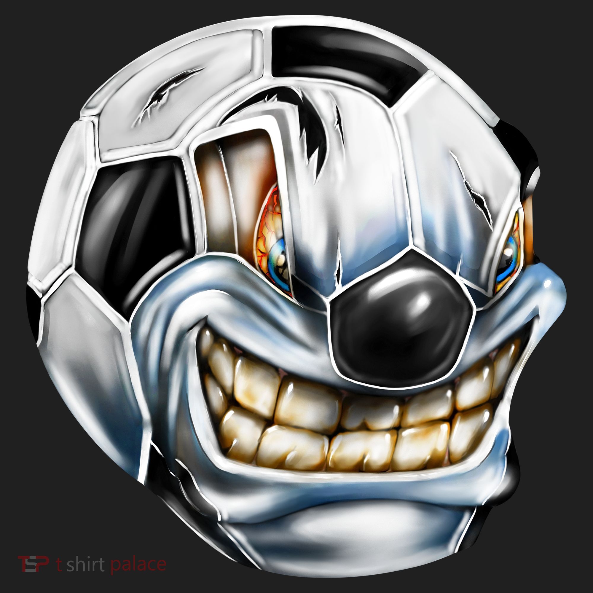 Angry Soccer Ball Hat