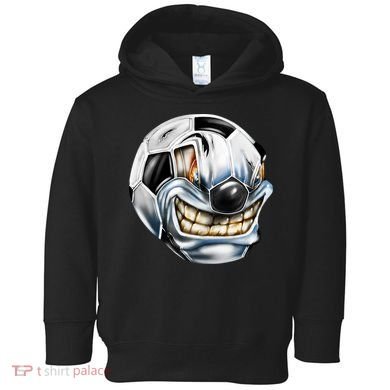 Angry Soccer Ball Toddler Hoodie