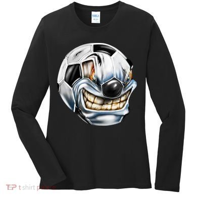 Angry Soccer Ball Women's Long Sleeve Shirt