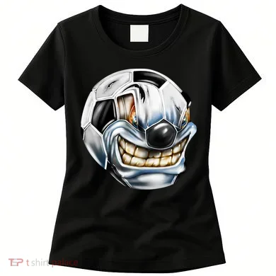 Angry Soccer Ball Women's T-Shirt