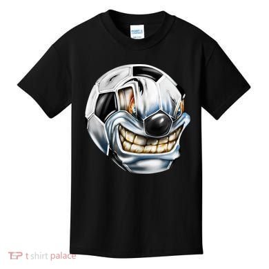 Angry Soccer Ball Kids T-Shirt