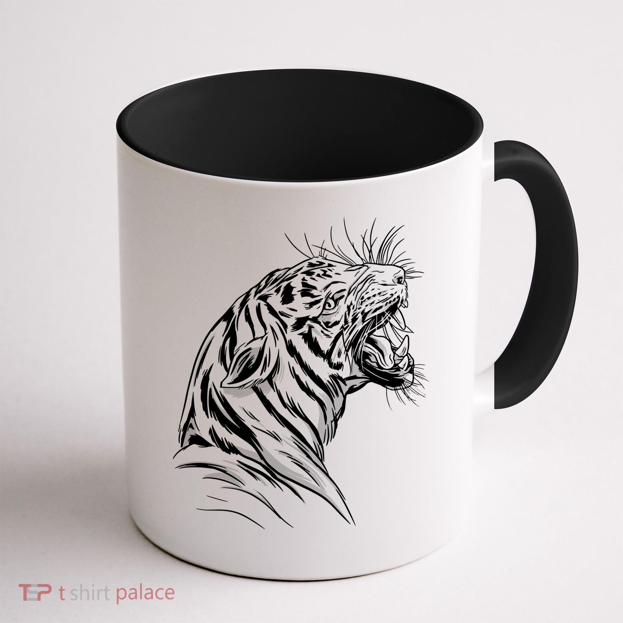 Angry Tiger Coffee Mug