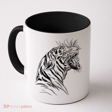 Angry Tiger Coffee Mug