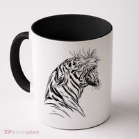 Angry Tiger Coffee Mug thumb 0