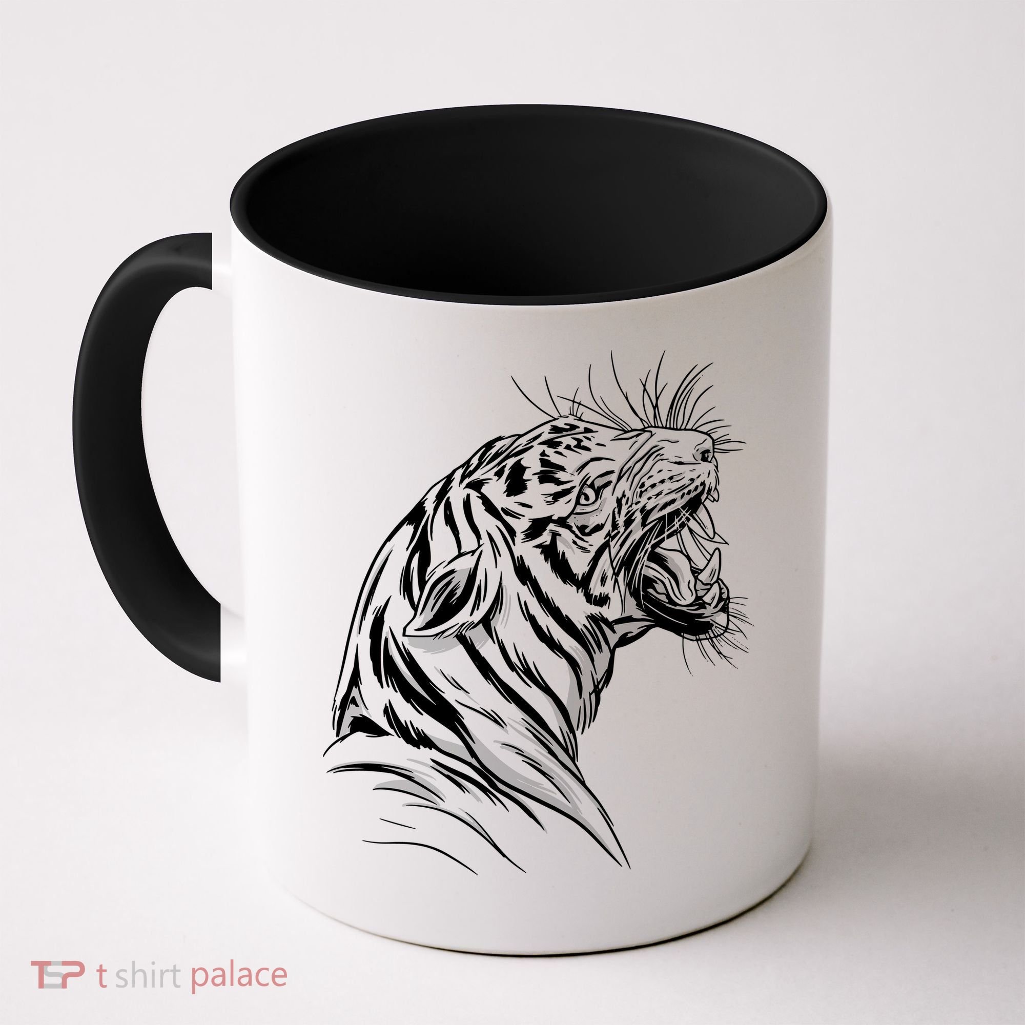 Angry Tiger Coffee Mug