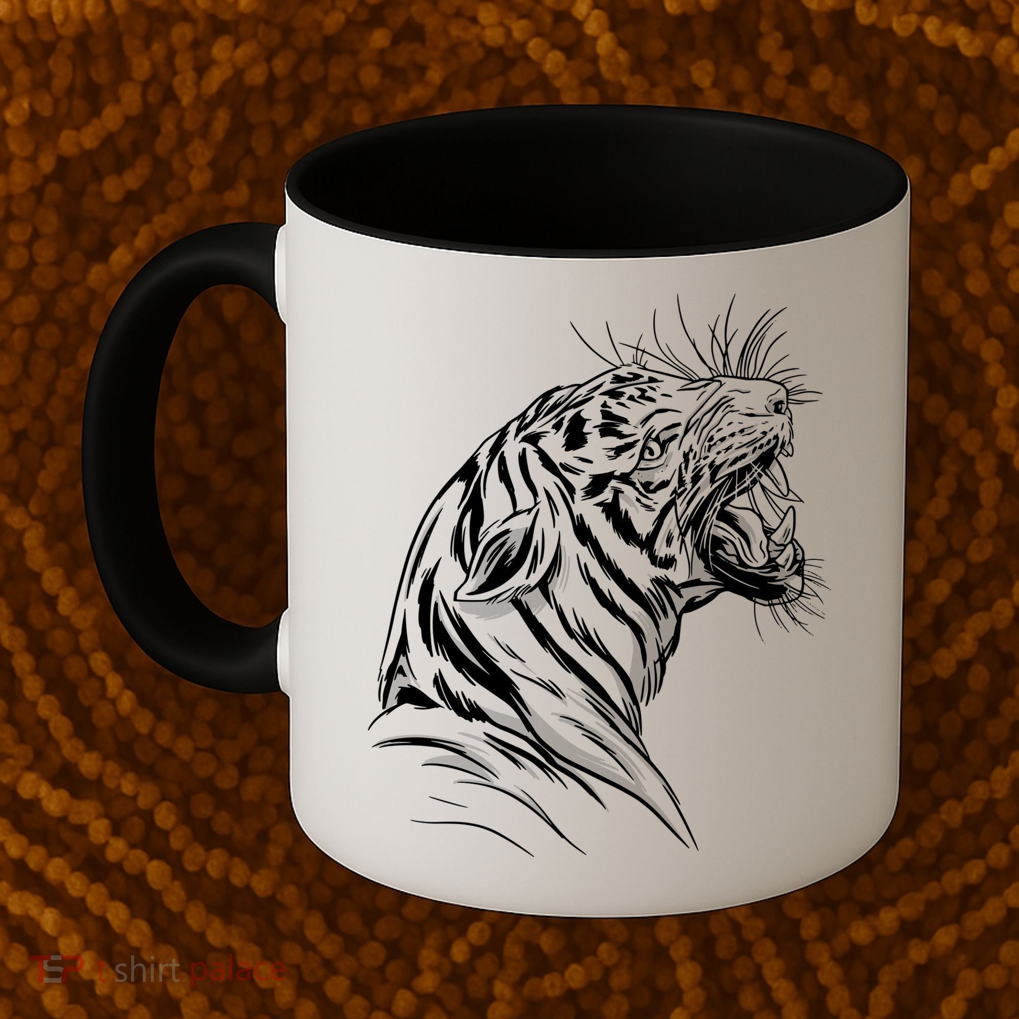 Angry Tiger Coffee Mug