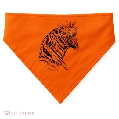 Angry Tiger USA-Made Doggie Bandana
