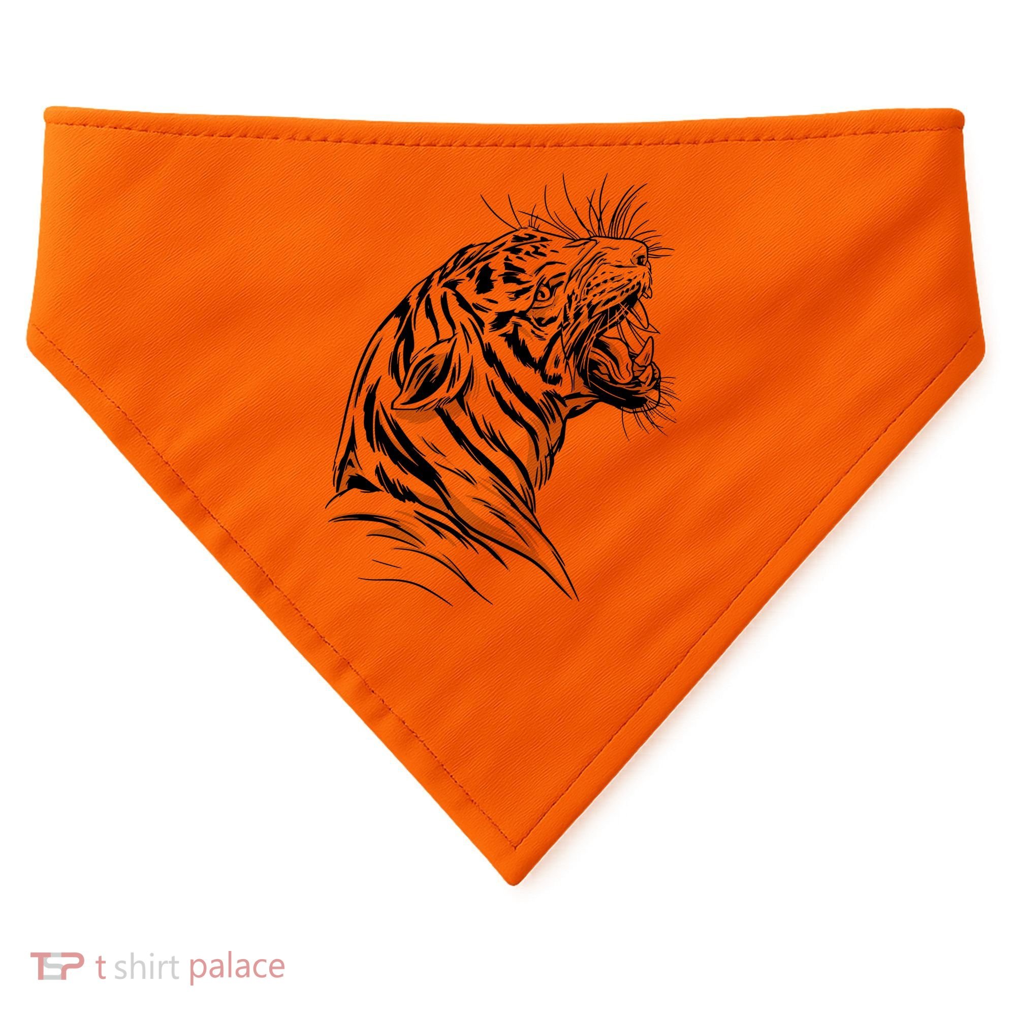 Angry Tiger USA-Made Doggie Bandana