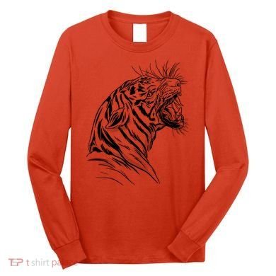 Angry Tiger Long Sleeve Shirt