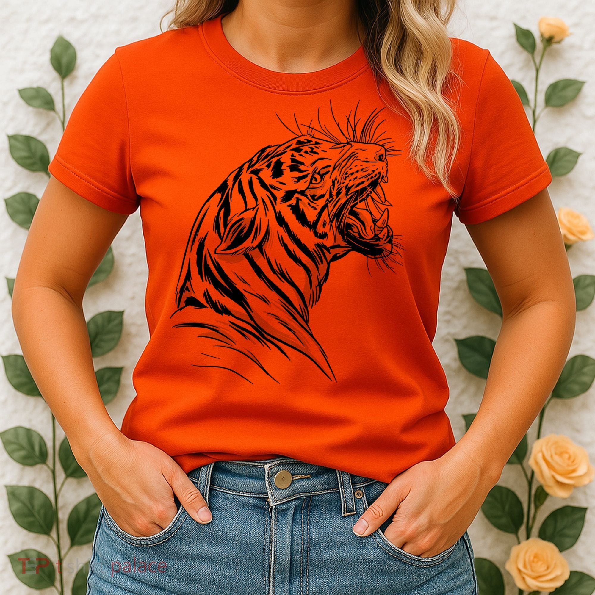 Angry Tiger Women's T-Shirt