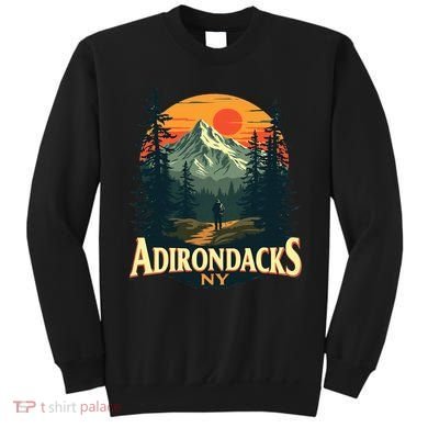 Adirondacks Ny Hiking Mountains Nature Lovers Design Sweatshirt