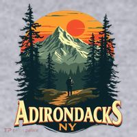 Adirondacks Ny Hiking Mountains Nature Lovers Women's Sweatshirt thumb 2