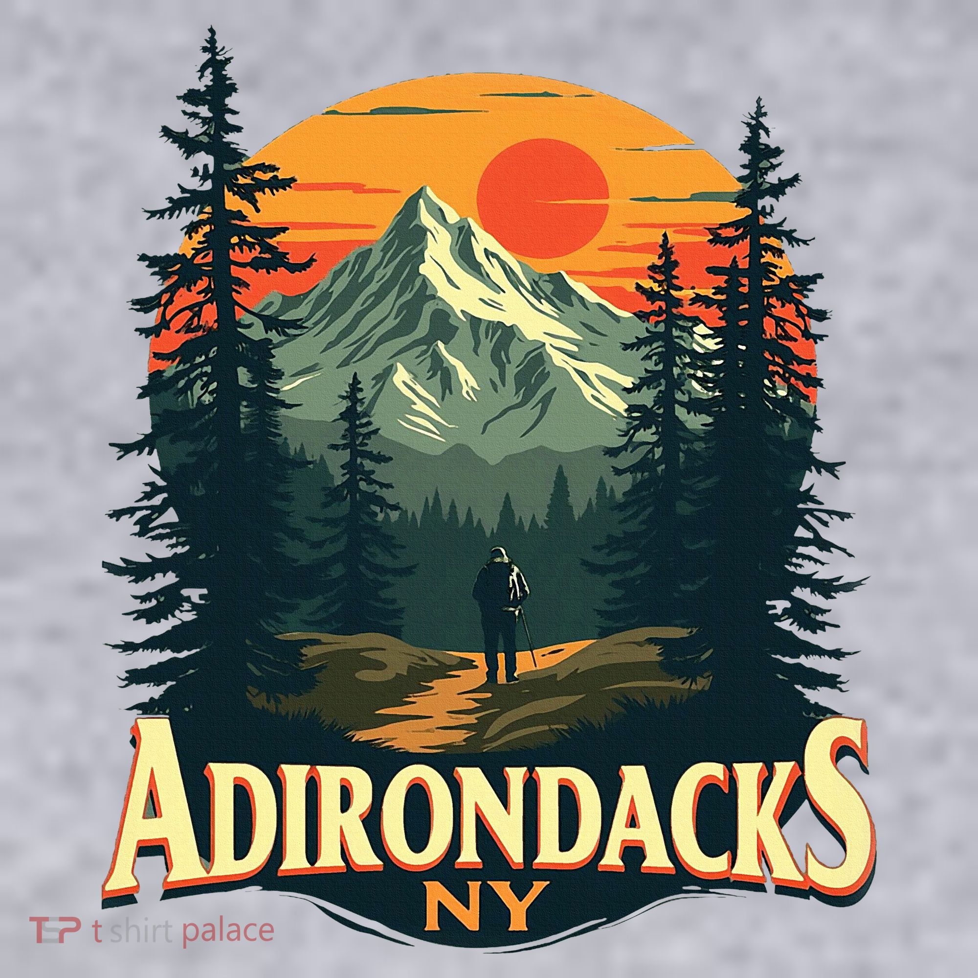 Adirondacks Ny Hiking Mountains Nature Lovers Women's Sweatshirt