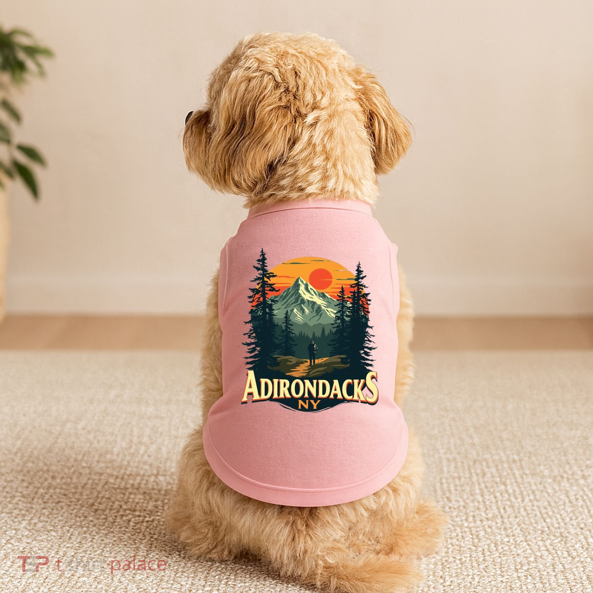 Adirondacks Ny Hiking Mountains Nature Lovers Doggie Tank