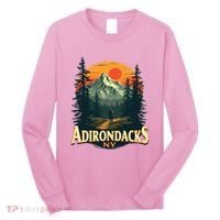 Adirondacks Ny Hiking Mountains Nature Lovers Long Sleeve Shirt thumb 0