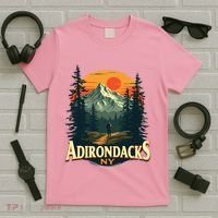 Adirondacks Ny Hiking Mountains Nature Lovers T-Shirt thumb 5