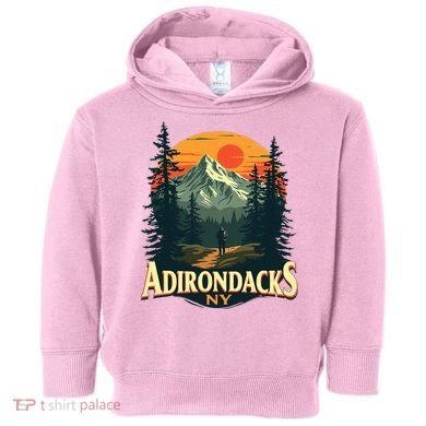 Adirondacks Ny Hiking Mountains Nature Lovers Toddler Hoodie