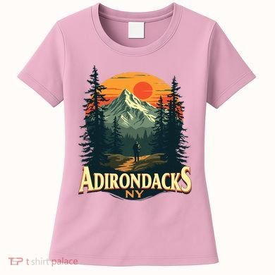 Adirondacks Ny Hiking Mountains Nature Lovers Women's T-Shirt