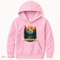 Adirondacks Ny Hiking Mountains Nature Lovers Kids Hoodie thumb 0