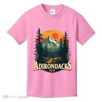 Adirondacks Ny Hiking Mountains Nature Lovers Kids T-Shirt thumb 0