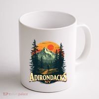 Adirondacks Ny Hiking Mountains Nature Lovers Coffee Mug thumb 1