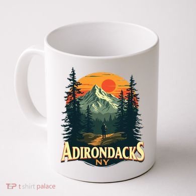 Adirondacks Ny Hiking Mountains Nature Lovers Coffee Mug