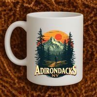 Adirondacks Ny Hiking Mountains Nature Lovers Coffee Mug thumb 2