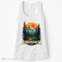 Adirondacks Ny Hiking Mountains Nature Lovers Women's Tank Top thumb 0