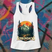 Adirondacks Ny Hiking Mountains Nature Lovers Women's Tank Top thumb 3