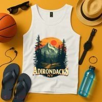 Adirondacks Ny Hiking Mountains Nature Lovers Tank Top thumb 4